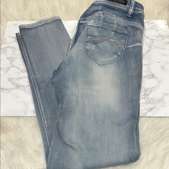 Twenty one black Women's Blue Jeans size 9/10 mid rise - Picture 3 of 6